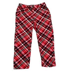 Garanimals Red Black & Pink Plaid Pants | Size 3T